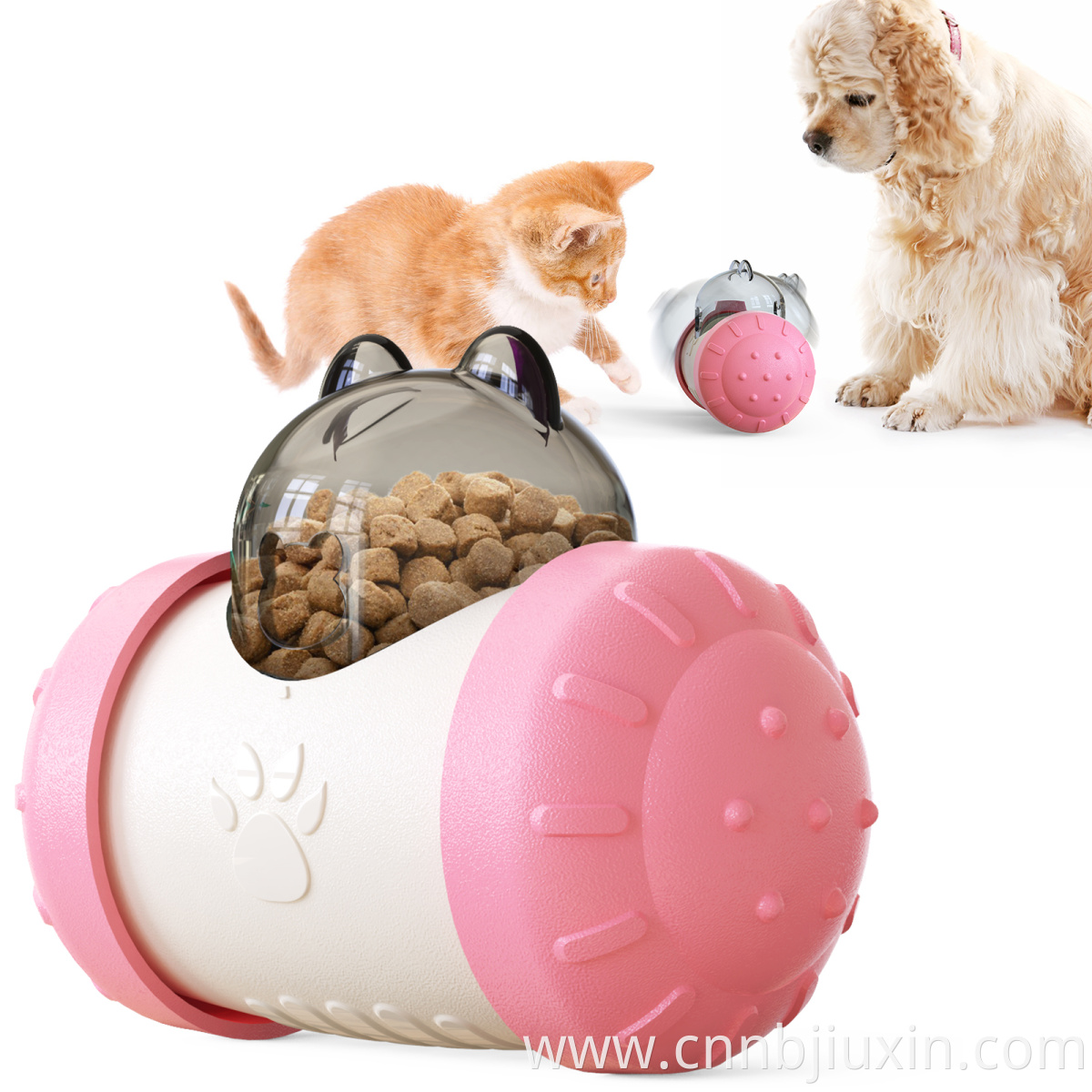 Dog interactive food leaky toys 